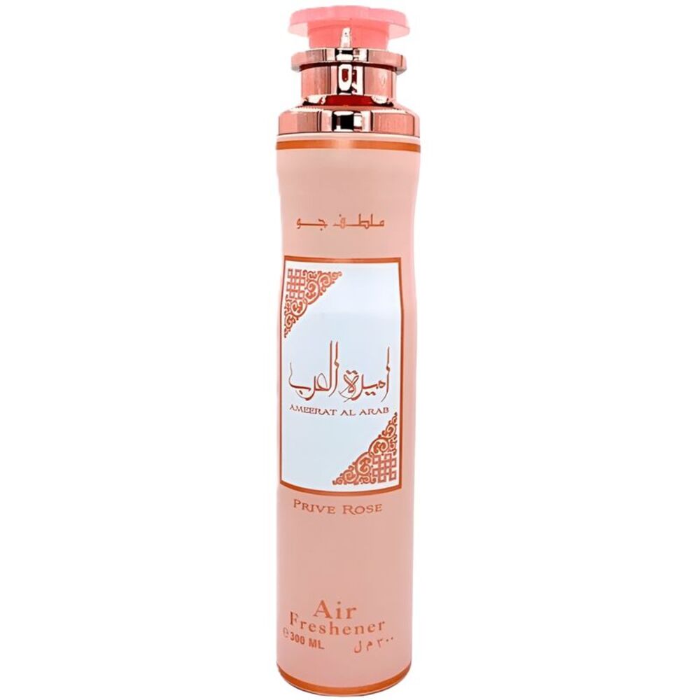 Asdaaf Ameerat Al Arab Prive Rose Air Freshener Spray 10.1 oz / 300 ml - New